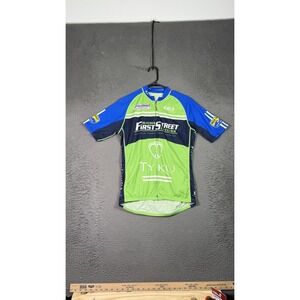 Beaches First Street Cycling Jersey Shirt Mens Large‎ TYKU Louis Garneau